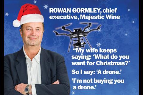 Rowan Gormley, chief executive, Majestic Wines